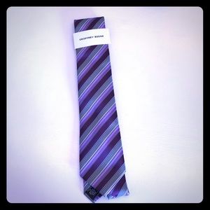 Geoffrey Beene purple striped tie